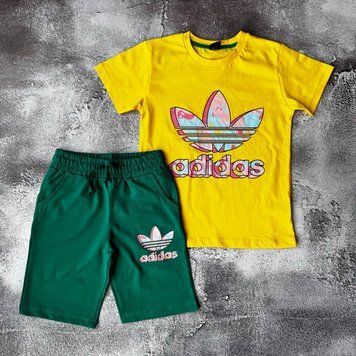 Літній костюм на хлопчика в стилі adidas  27 Розмір 128 см, 140 см, 164 см, 176 см