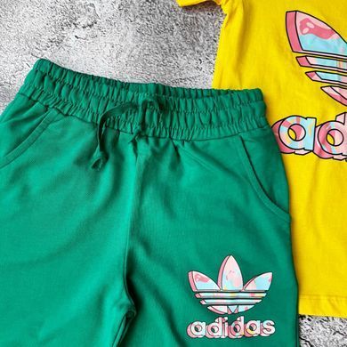 Летний костюм для мальчика в стиле adidas 27 Размер 128 см, 140 см, 164 см, 176 см