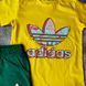 Летний костюм для мальчика в стиле adidas 27 Размер 128 см, 140 см, 164 см, 176 см