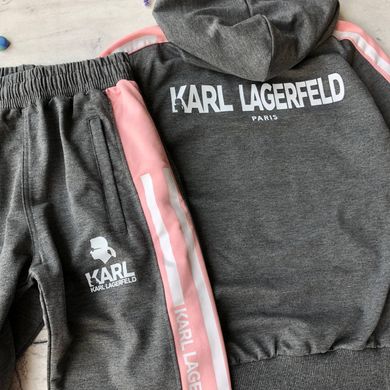 Спортивний костюм на дівчинку в стилі KARL LAGERFELD 3 Розмір 128 см,  176 см, 182 см