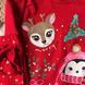 Новогодний костюм для девочки &mdash; два реглана и лосины &mdash; 86 см