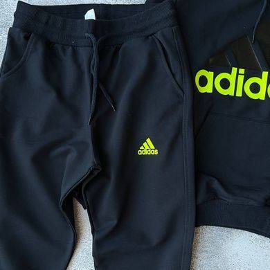 Спортивный костюм для девочки, цвет чёрный, двунитка &mdash; размер 140 см