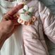 Дитячий осінній костюм з курткою для дівчинки, колір червоний, синтепон &mdash; розмір 92 см