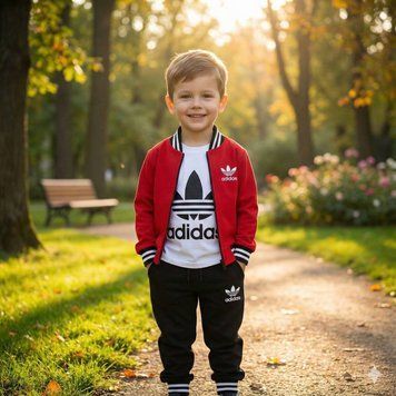 Спортивний костюм на хлопчика в стилі Adidas 698 Розмір  104 см, 122 см