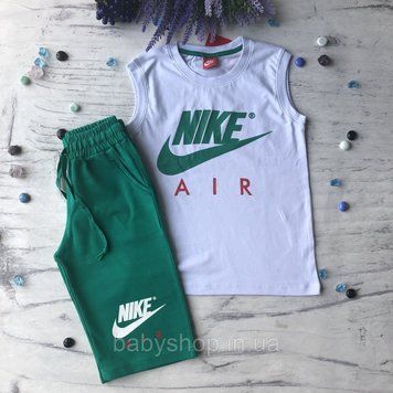 чДитячий літній костюм на хлопчика в стилі Nike Розмір 140&nbsp;см&nbsp;