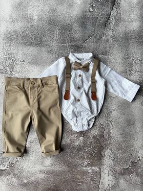 Праздничный и крестильный костюм для мальчика 👶✨ с бабочкой Размер  68 см, 74 см,  86 см
