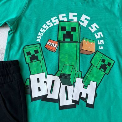 Літній костюм на хлопчика в стилі Minecraft 6. Розмір 104 см, 110 см, 122 см