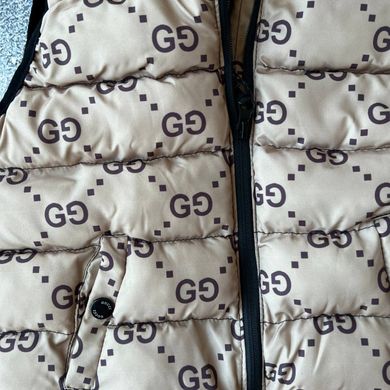 Дитячій жілет на хлопчика в стилі Gucci 17. Размер 92 см, 104 см, 116 см, 128 см, 140 см, 152 см, 158, 164 см