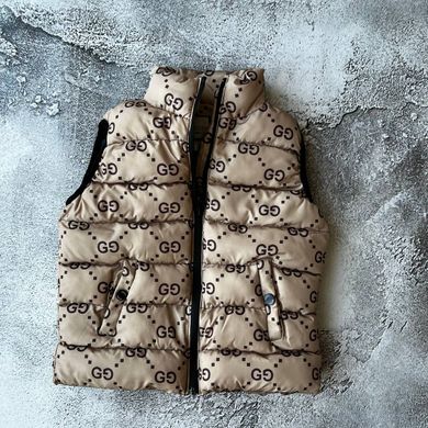 Дитячій жілет на хлопчика в стилі Gucci 17. Размер 92 см, 104 см, 116 см, 128 см, 140 см, 152 см, 158, 164 см