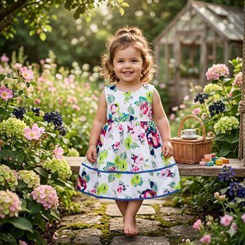 Летнее платье для девочки Little Maven Размер 86 см, 110 см, 116 см