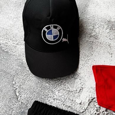 Літній костюм на хлопчика кепкою в стилі BMW M MOTORSPORT 7 Розмір 98 см, 104 см, 110 см, 116 см, 122 см, 134 см, 140 см