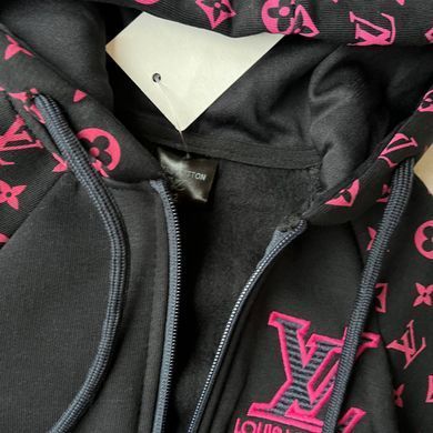 Дитячий теплий костюм на дівчинку в стилі Louis Vuitton 6 Розмір  98 см, 122 см