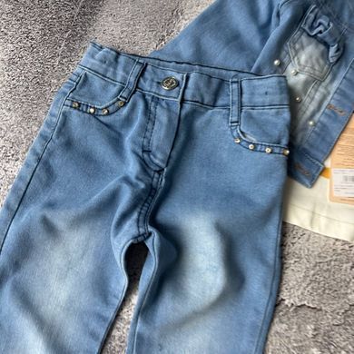 Джинсовий костюм для дівчинки 👖💙 Розмір 86 см, 104 см