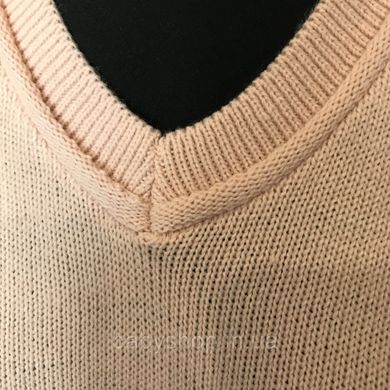 Женский свитер 1/2. Размер XS, S, M, L. Цвет пудра