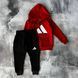 Дитячий спортивний костюм на хлопчика в стилі Adidas 35 Розмір 92 см, 98 см, 116 см