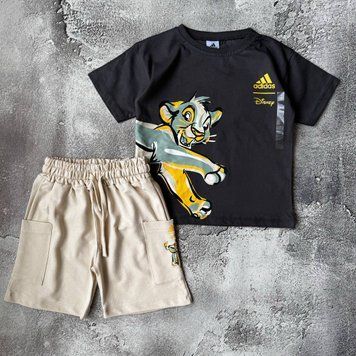 Літній дитячий костюм на хлопчика в стилі Adidas Розмір 110 см, 134 см