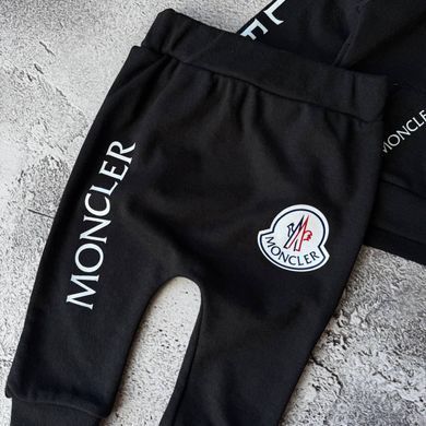 Костюм на дівчинку в стилі MONCLER Розмір 68 см, 74 см, 80 см чорний