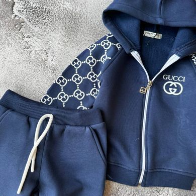 Теплий костюм на хлопчика з начісом в стилі Gucci 35 Розмір 98 см