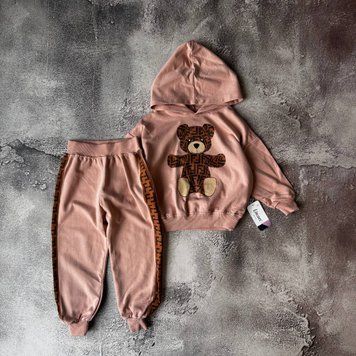 Спортивный костюм для девочки 🩷👟 Турция | Двунитка | Размер 104 см, 110 см, 116 см