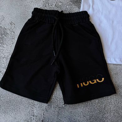 Літній костюм на дівчинку з кепкою в стилі HUGO BOSS 14 Розмір 86 см, 98 см, 110 см, 122 см, 134 см, 146 см, 158 см, 164 см