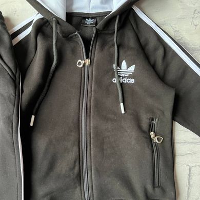 Теплий дитячий костюм на хдівчинку з начісом в стилі&nbsp;Adidas 34 Розмір&nbsp;140 см, 152 см,&nbsp;158&nbsp;см, 164&nbsp;см