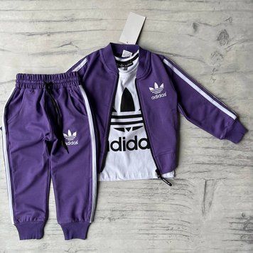 Детский спортивный костюм в стиле adidas 68 Размер 98 см