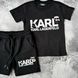 Летний костюм для девочки в стиле Karl Lagerfeld 13 Размер 116 см