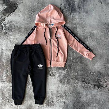 Дитячий спортивний костюм на дівчинку в стилі Adidas 30 Розмір 104 см, 110 см