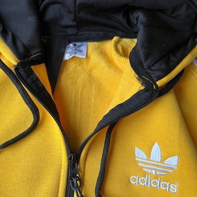 Теплый детский костюм для мальчика с начесом Adidas Размер 158 см, 164 см