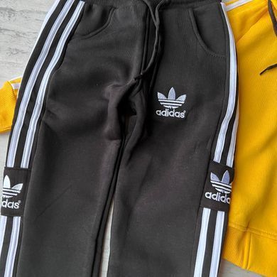 Теплый детский костюм для мальчика с начесом Adidas Размер 158 см, 164 см