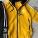 Теплый детский костюм для мальчика с начесом Adidas Размер 158 см, 164 см