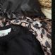 Детский утепленный костюм 3-ка для девочек, черный с анималистичными вставками, двухнитка и синтепон &mdash; 68 см