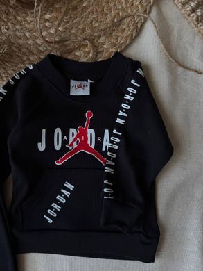 Дитячий костюм на хлопчика в стилі Air Jordan от Nike  14 Розмір 68 см, 74 см, 80 см, 86 см Чорний