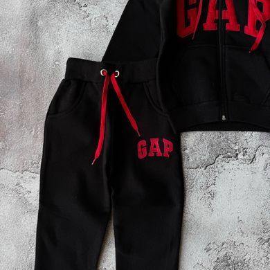Теплый спортивный костюм для мальчика в стиле GAP с начесом Размер 98 см