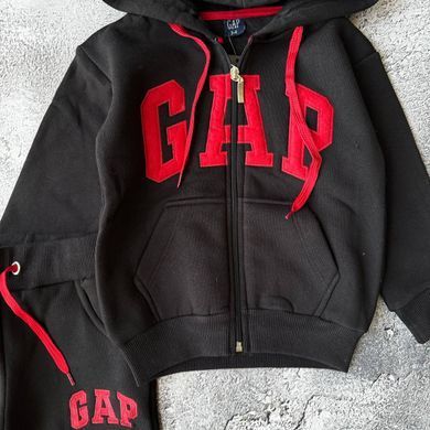 Теплый спортивный костюм для мальчика в стиле GAP с начесом Размер 98 см