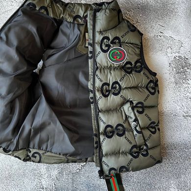 Дитячий жилет на хлопчика в стилі Gucci 15. Размер  128 см,   152 см
