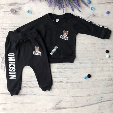 Костюм на дівчинку в стилі Moschino 801 Розмір 68 см, 74 см, 80 см