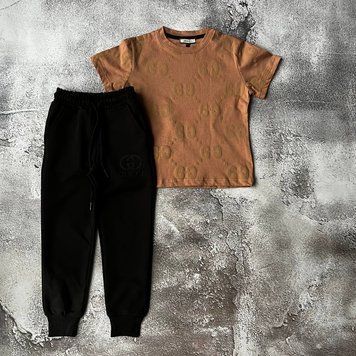 Літній костюм на хлопчика Gucci 7. Розмір 98 см, 110 см, 122 см,  152 см, 158 см