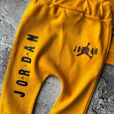 Детский костюм на мальчика в стиле Air Jordan от Nike 15 Размер 68 см Желтый