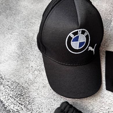 Літній костюм на хлопчика з кепкою та чорною футболкою BMW 2 Розмір 98 см, 104 см, 110 см