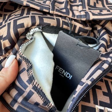 copy_Теплий дитячий костюм на дівчинку в стилі Fendi Розмір 80 см, 86 см