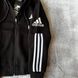 Теплий спортивний костюм на хлопчика з начісом в стилі adidas 5 Розмір 140 см, 146 см, 152 см