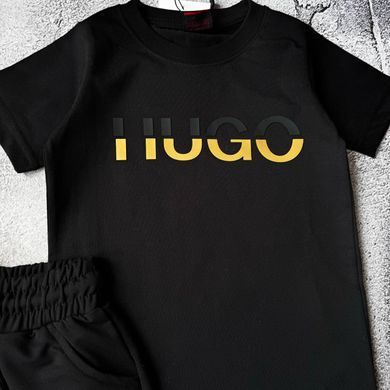 Літній костюм на хлопчика з кепкою в стилі HUGO BOSS  Розмір 86 см, 98 см, 110 см, 122 см, 134 см, 146 см, 158 см, 164 см