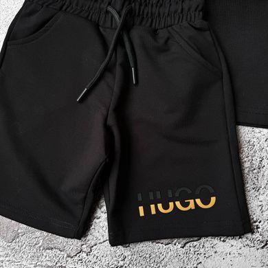 Літній костюм на хлопчика з кепкою в стилі HUGO BOSS  Розмір 86 см, 98 см, 110 см, 122 см, 134 см, 146 см, 158 см, 164 см