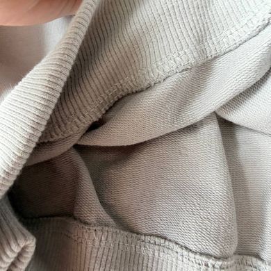 Спортивний костюм 2-ка для дівчат та хлопців зі світшотом і джогерами, сірий, із мультяшним принтом і написом, двонитка, 95% бавовна, 5% лайкра &mdash; 128 см