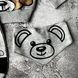 Костюм для девочки медвежонок, цвет чёрный, двунитка &mdash; размер 80 см
