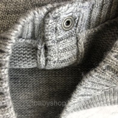 Теплый серый свитер на мальчика. Размер 86 с м,  98 см (3года)