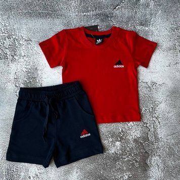 Літній костюм на хлопчика в стилі Adidas. Розмір 80 см,  86 см