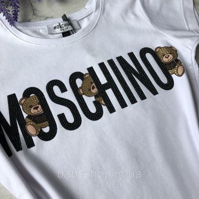 Футболка на девочку в стиле Moschino Размер 122 см, 146 см, 158 см, 164 см