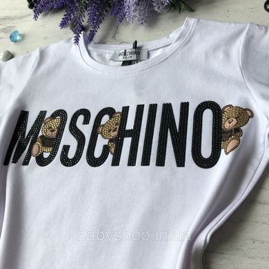 Футболка на девочку в стиле Moschino Размер 122 см, 146 см, 158 см, 164 см